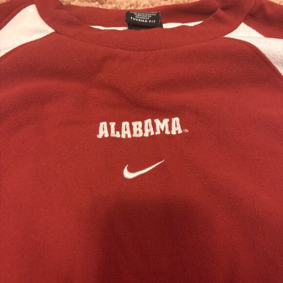 VTG 90s Alabama Authentic NIKE Sweatshirt Mens XL Crimson Red Cozy Long Sleeve - Picture 3 of 8